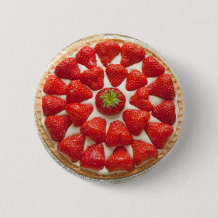 Macaron Rond 5 Cm Bouton de tarte de fraise