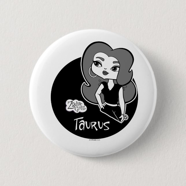 Macaron Rond 5 Cm Bouton de Taureau (Devant)