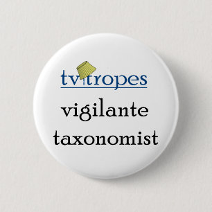 Macaron Rond 5 Cm Bouton de Taxonomist de surveillant