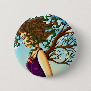 Macaron Rond 5 Cm Bouton de Terre
