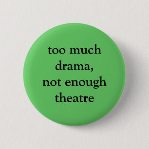 Macaron Rond 5 Cm Bouton de théâtre et de drame