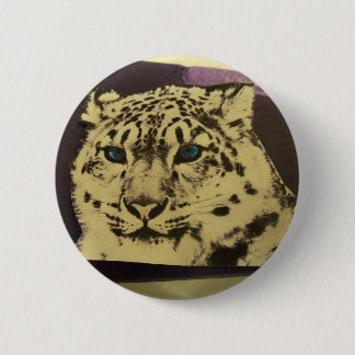 Macaron Rond 5 Cm bouton de tigre de neige