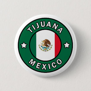 Macaron Rond 5 Cm Bouton de Tijuana Mexique