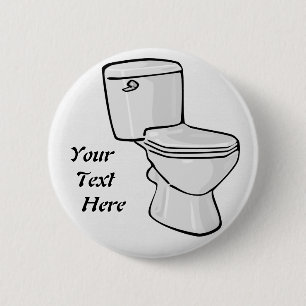 Macaron Rond 5 Cm Bouton de toilette