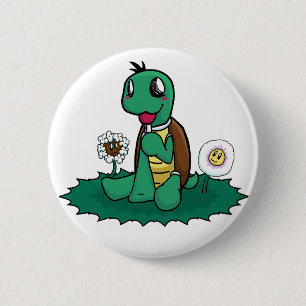 Macaron Rond 5 Cm Bouton de tortue