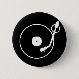 Macaron Rond 5 Cm Bouton de tourne-disque