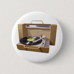 Macaron Rond 5 Cm Bouton de tourne-disque