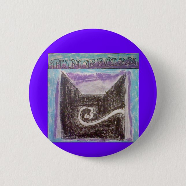 Macaron Rond 5 Cm Bouton de TundraClan (Devant)