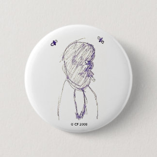 Macaron Rond 5 Cm Bouton de type de mouche