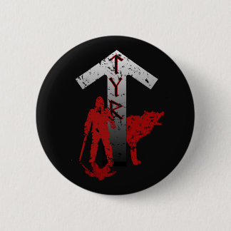 Macaron Rond 5 Cm Bouton de Tyr et de Fenrir