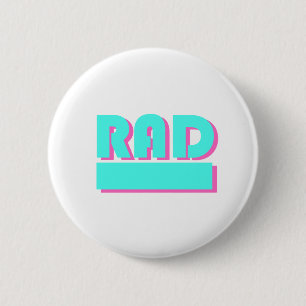 Macaron Rond 5 Cm Bouton de Vaporwave - bouton de rad Vaporwave