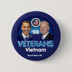 Macaron Rond 5 Cm Bouton de vétérans du VIETNAM