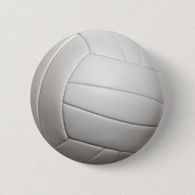 Macaron Rond 5 Cm Bouton de volleyball (Devant)