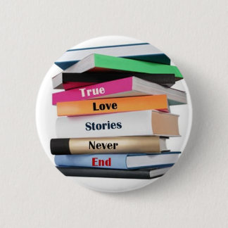 Macaron Rond 5 Cm bouton de vrai-amour-histoire-jamais-fin