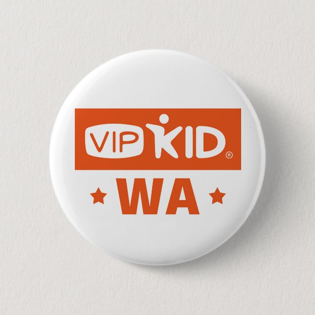 Macaron Rond 5 Cm Bouton de Washington VIPKID (Devant)