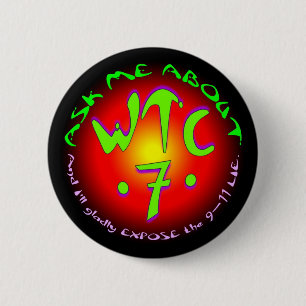 Macaron Rond 5 Cm Bouton de WTC7" - le style C de PTP le