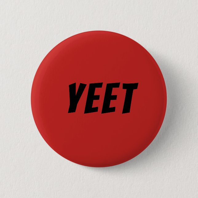 Macaron Rond 5 Cm Bouton de Yeet Meme (Devant)