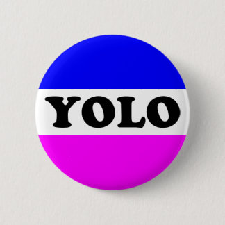 Macaron Rond 5 Cm Bouton de YOLO