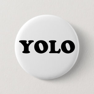 Macaron Rond 5 Cm Bouton de YOLO