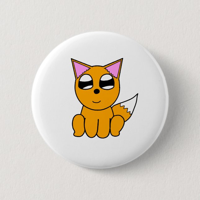 Macaron Rond 5 Cm Bouton de Zack Dragonblade - BO le Fox (Devant)