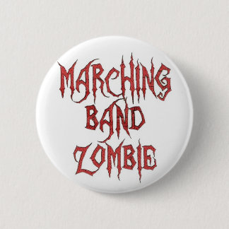Macaron Rond 5 Cm Bouton de zombi de fanfare