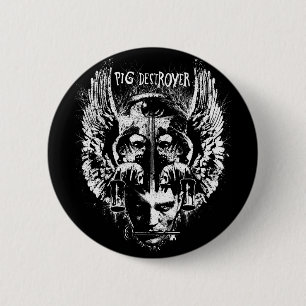 Macaron Rond 5 Cm Bouton dégoûtant