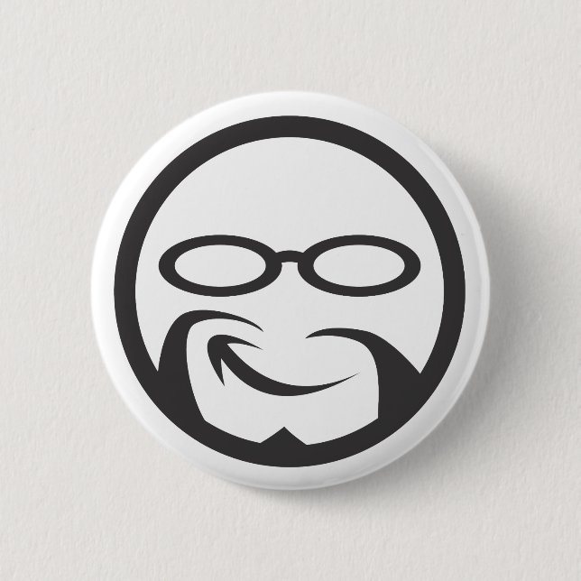 Macaron Rond 5 Cm Bouton d'EOC David (Devant)