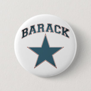 Macaron Rond 5 Cm bouton d'épingle étoile barack