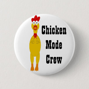 Macaron Rond 5 Cm Bouton d'équipage de mode de poulet