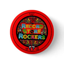 Bouton des Rockers de Magasin de Disques
