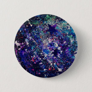 Macaron Rond 5 Cm Bouton d'espace extra-atmosphérique