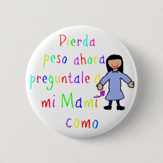 Macaron Rond 5 Cm bouton d'espanol d'en de ninos