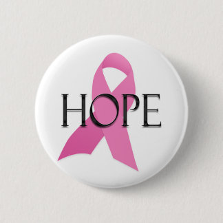 Macaron Rond 5 Cm Bouton d'espoir de cancer du sein