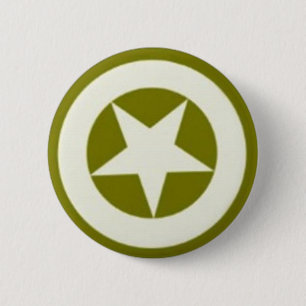 Macaron Rond 5 Cm Bouton d'étoile de l'armée