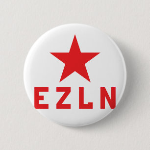 Macaron Rond 5 Cm Bouton d'EZLN Zapatista
