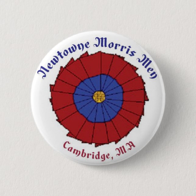Macaron Rond 5 Cm Bouton d'hommes de Newtowne Morris (Devant)