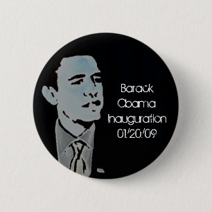Macaron Rond 5 Cm Bouton d'inauguration d'Obama