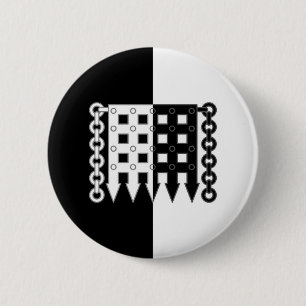 Macaron Rond 5 Cm Bouton d'insigne Barony of Lions Gate Populace