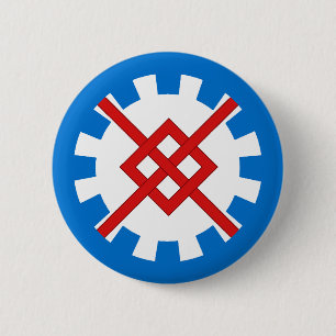 Macaron Rond 5 Cm Bouton d'insigne de la baronnie d'Innilgard