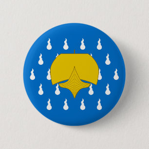 Macaron Rond 5 Cm Bouton d'insigne d'insigne de la population de tem