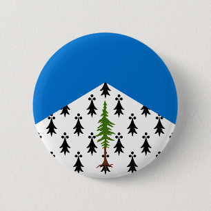 Macaron Rond 5 Cm Bouton d'insigne du Comté de Crosston
