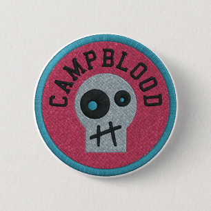 Macaron Rond 5 Cm Bouton d'insigne du mérite de CampBlood Skully