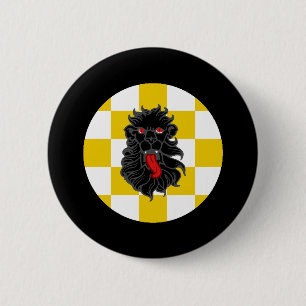 Macaron Rond 5 Cm Bouton d'insigne du royaume d'une tir Populace