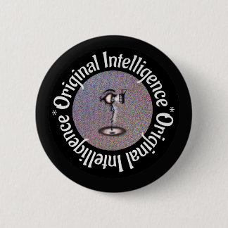 Macaron Rond 5 Cm Bouton d'Intelligence Originelle (I.O.)