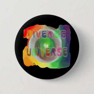 Macaron Rond 5 Cm Bouton Diverse Universe