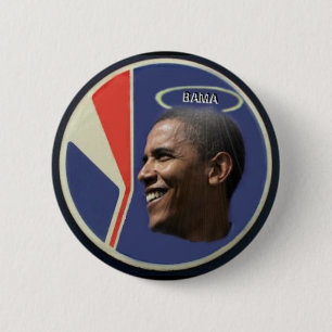 Macaron Rond 5 Cm Bouton d'Obama