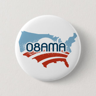 Macaron Rond 5 Cm Bouton d'Obama 08AMA