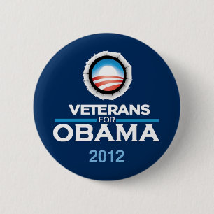Macaron Rond 5 Cm Bouton d'Obama 2012