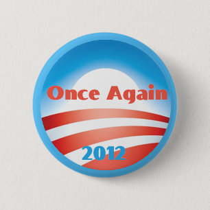 Macaron Rond 5 Cm Bouton d'Obama 2012