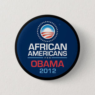 Macaron Rond 5 Cm Bouton d'Obama 2012